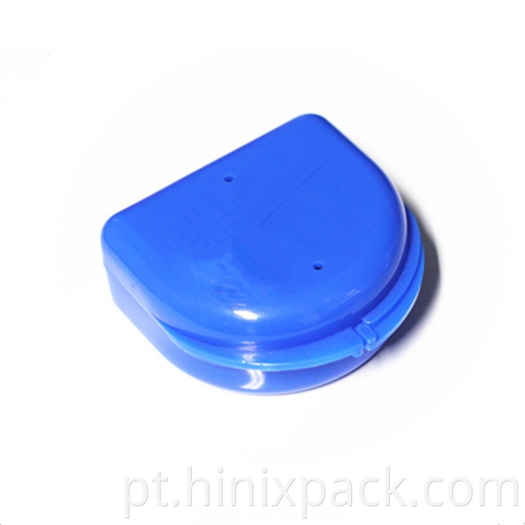 Plastic Portable Ventilation Dental Orthodontic Retainer Case With Vent Holes